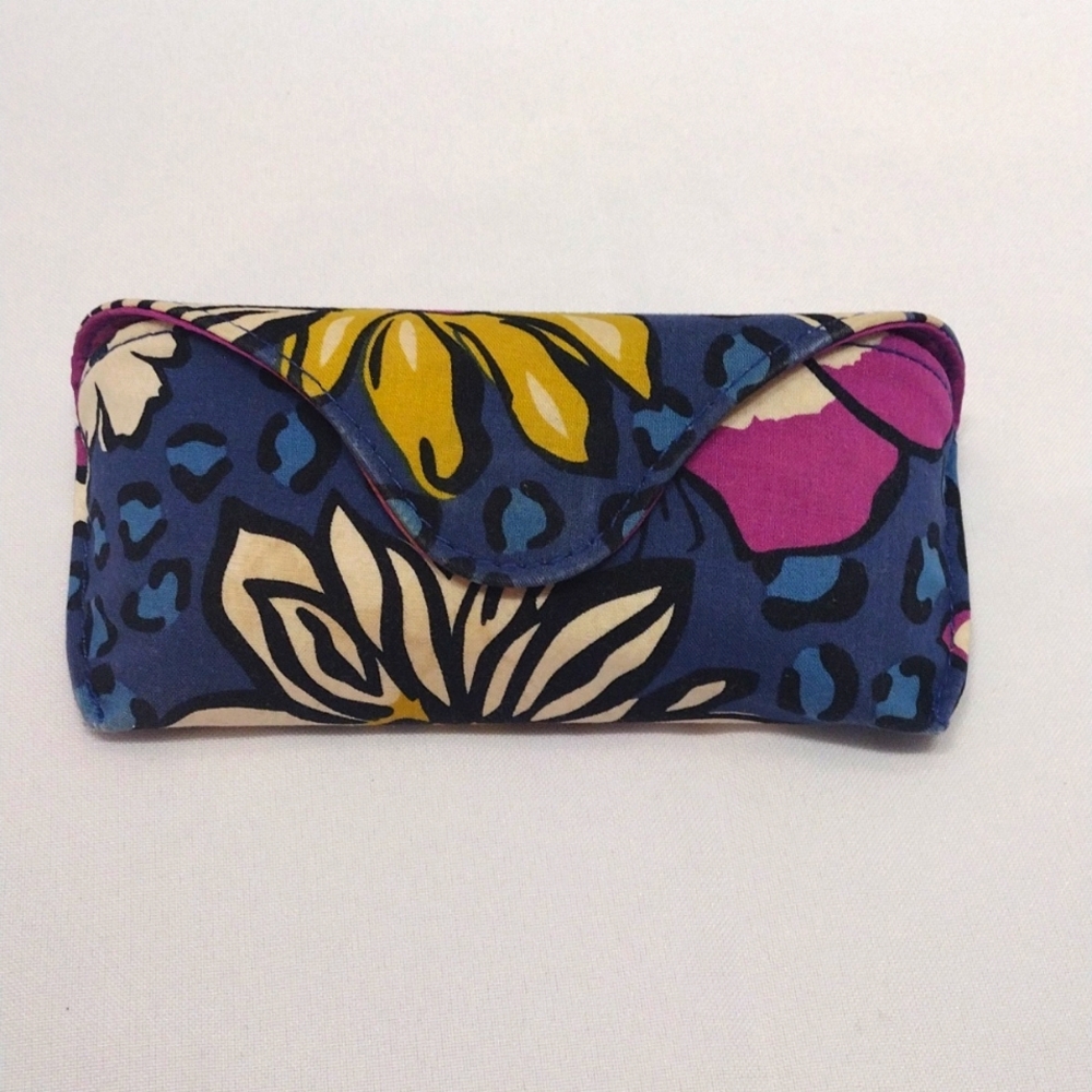Vera Bradley Colorful Floral Design Fabric Eyewear Hard Case Only